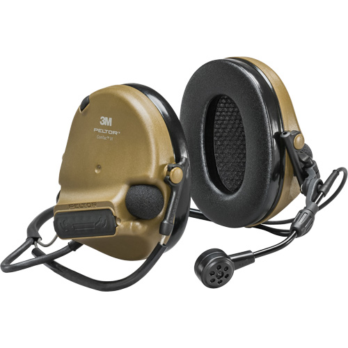 Casque VI NIB Peltor ComTac, Style Cordon cervical, 22 dB Distribution Jean Lapalme