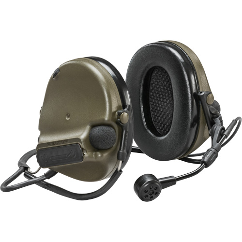 Casque VI NIB Peltor ComTac, Style Cordon cervical, 22 dB Distribution Jean Lapalme
