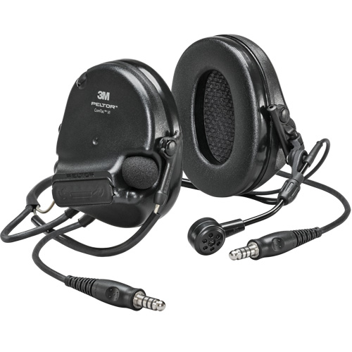 Peltor ComTac VI NIB Dual Lead Headset, Neckband Style, 22 dB Distribution Jean Lapalme