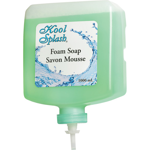 Savon apaisant &agrave; l'alo&egrave;s Kool Splash, Mousse, 1000 ml, Parfum&eacute; Distribution Jean Lapalme