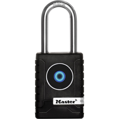 Outdoor Bluetooth&reg; Padlock, Thermoplastic, 2-7/32" Width, Battery Included Distribution Jean Lapalme