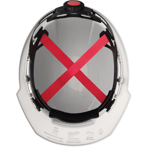 Casque de s&eacute;curit&eacute; &agrave; bordure avant, R&eacute;pond aux normes CSA type 1, Suspension Rochet, Non ventil&eacute; Distribution Jean Lapalme