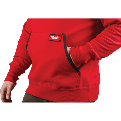 Heavy-Duty Pullover Hoodie, Men's, Small, Red Distribution Jean Lapalme