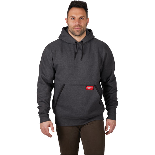 Heavy-Duty Pullover Hoodie, Men's, Small, Grey Distribution Jean Lapalme