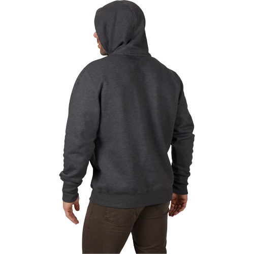Heavy-Duty Pullover Hoodie, Men's, Small, Grey Distribution Jean Lapalme