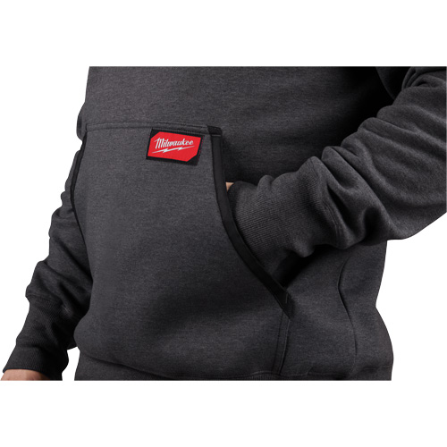 Heavy-Duty Pullover Hoodie, Men's, Small, Grey Distribution Jean Lapalme