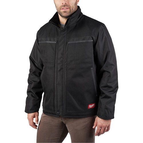 Blouson classique GridIron, Hommes, Petit, Noir Distribution Jean Lapalme