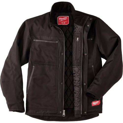 Blouson classique GridIron, Hommes, Petit, Noir Distribution Jean Lapalme