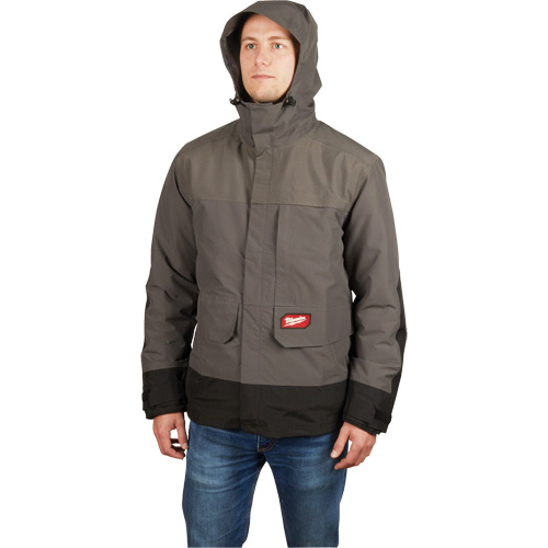 Blouson imperm&eacute;able Hydrobreak, Hommes, 3T-Grand, Gris Distribution Jean Lapalme