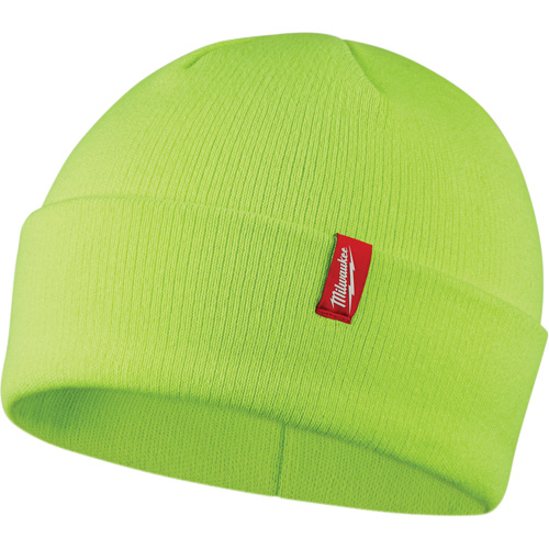High-Visbility Cuffed Beanie, One Size, Green Distribution Jean Lapalme