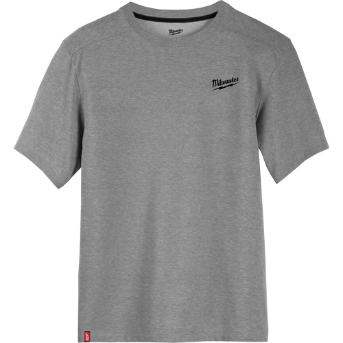 Hybrid Work Tee Shirt, Men's, Small, Grey Distribution Jean Lapalme