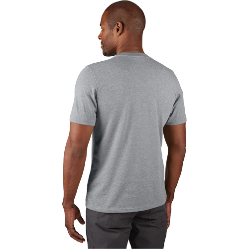 Hybrid Work Tee Shirt, Men's, Small, Grey Distribution Jean Lapalme