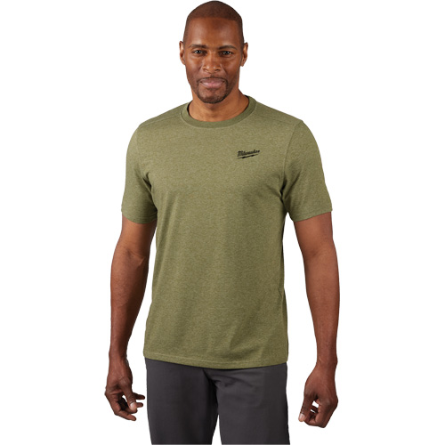 T-shirt de travail hybride, Hommes, Petit, Vert Distribution Jean Lapalme
