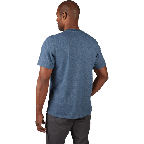 T-shirt de travail hybride, Hommes, Petit, Bleu Distribution Jean Lapalme