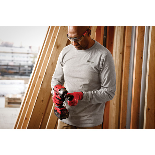 T-shirt de travail hybride, Hommes, Petit, Gris Distribution Jean Lapalme