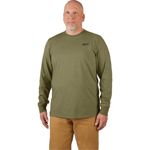 Hybrid Work Tee Shirt, Men's, Small, Green Distribution Jean Lapalme
