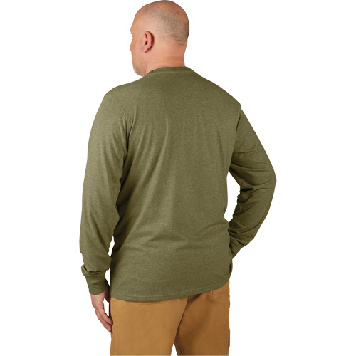 Hybrid Work Tee Shirt, Men's, Small, Green Distribution Jean Lapalme