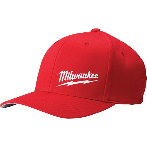 Flexfit&reg; Fitted Hat, Red, Poly-Cotton Distribution Jean Lapalme
