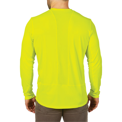 Workskin Lightweight High Visibility Shirt, Men's, Small, Yellow Distribution Jean Lapalme