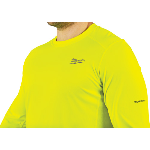 Workskin Lightweight High Visibility Shirt, Men's, Small, Yellow Distribution Jean Lapalme