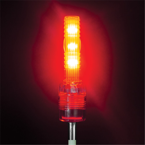 Tige de s&eacute;curit&eacute; avec lumi&egrave;re robuste Safety Whip Distribution Jean Lapalme