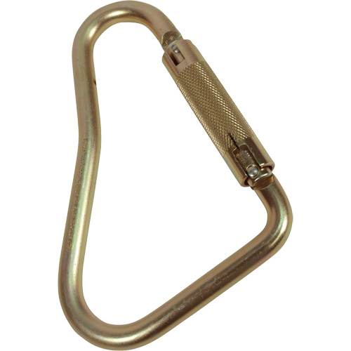 Offset D-Shaped Carabiner, Steel, 5000 lbs Capacity Distribution Jean Lapalme