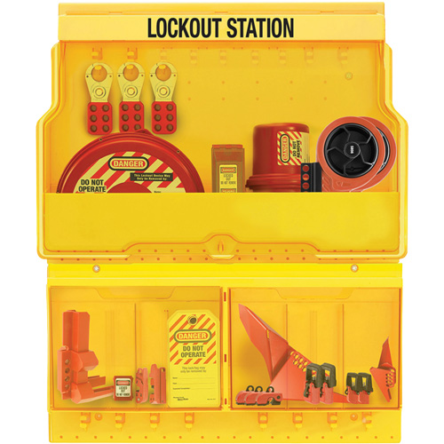 Station de cadenassage pour vannes et appareils &eacute;lectriques de luxe et de qualit&eacute; sup&eacute;rieure, Cadenas Aucune, Capacit&eacute; de 32, Cadenas Non compris Distribution Jean Lapalme