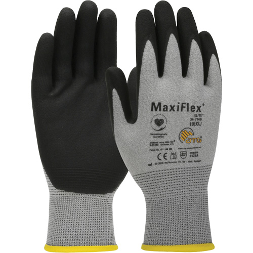 ATG MaxiFlex&reg; Elite Ultra Lightweight Touchscreen Compatible Gloves, Large, Nitrile Coating, 18 Gauge, Nylon Shell Distribution Jean Lapalme