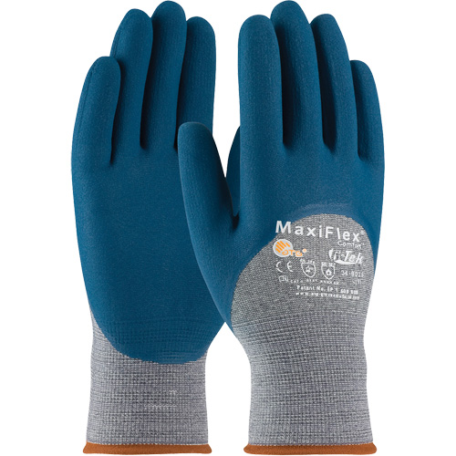 ATG MaxiFlex&reg; Comfort Seamless Knit Gloves, Large, Nitrile Coating, 15 Gauge, Nylon Shell Distribution Jean Lapalme