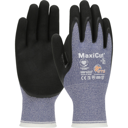 ATG MaxiCut&reg; Oil Cut-Resistant Gloves, Size Large, 15 Gauge, Nitrile Coated, Engineered Yarn Shell, ASTM ANSI Level A3/EN 388 Level 4/EN 388 Level C Distribution Jean Lapalme