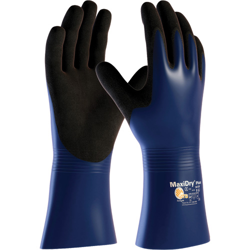 ATG MaxiDry&reg; Plus Chemical & Cut Resistant Gloves, Large, Nitrile Coating, Nylon/Elastane Shell Distribution Jean Lapalme