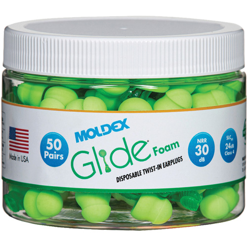 Glide&reg; Foam Earplugs, Bulk - Canister Distribution Jean Lapalme