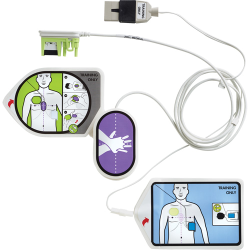 Trousse de formation et d&eacute;monstration RCR Uni-Padz, Zoll AED 3 Pour, Non m&eacute;dical Distribution Jean Lapalme