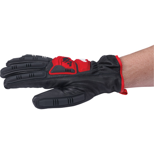 Gants en peau de ch&egrave;vre Impact, Moyen, Paume en Cuir fleur Distribution Jean Lapalme
