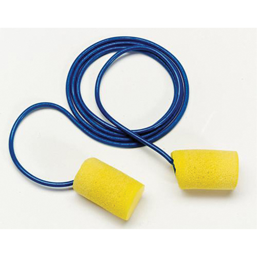 Bouchons d'oreilles classiques E-A-R, Vrac - Sac en poly, Petit, Avec cordon Distribution Jean Lapalme