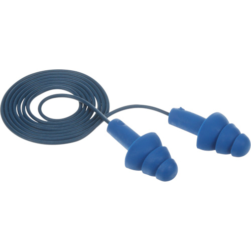 E-A-R Ultrafit Premolded Earplugs, Corded, One-Size, Bulk - Polybag, NRR 25 dB NRR dB Distribution Jean Lapalme