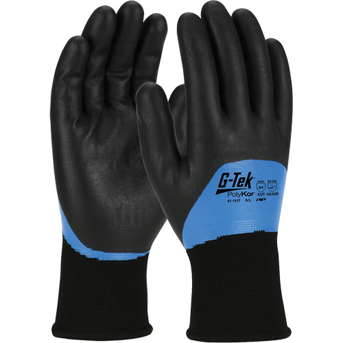 G-Tek&reg; PolyKor&reg; Insulated Cut-Resistant Glove, Size Small, 15 Gauge, Nitrile Coated, Engineered Yarn Shell, ANSI/ISEA 105 Level 4 Distribution Jean Lapalme