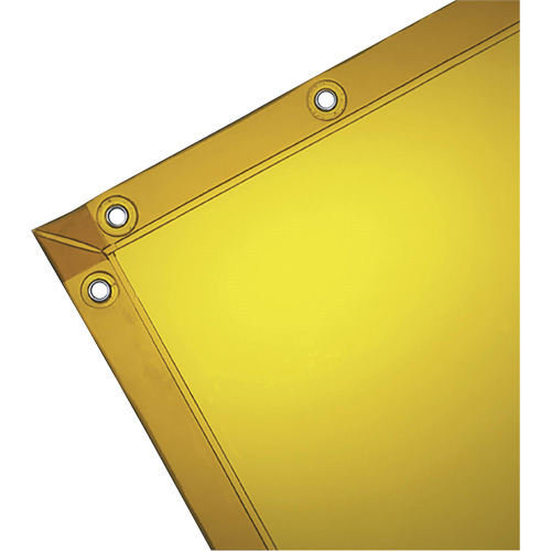 Rideau pour soudure, 72" x 96", Transparence &eacute;lev&eacute;, Jaune Distribution Jean Lapalme