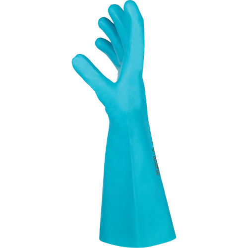Gants chimiques Flextril, Taille 7, 12,5" lo, Nitrile, Doublure en Nylon Distribution Jean Lapalme