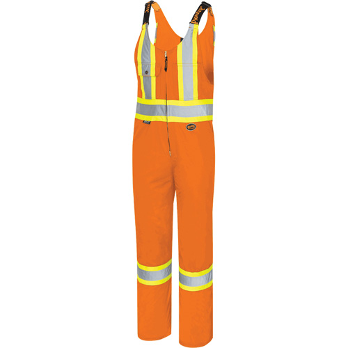6617 Combinaison de s&eacute;curit&eacute;, Poly-coton, 36, Orange haute visibilit&eacute; Distribution Jean Lapalme