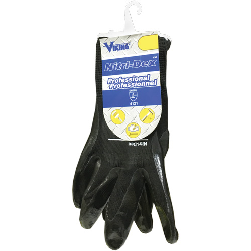 Nitri-Dex Work Gloves, Size 7, Nitrile Coated, Polyester Shell, EN 388 Level 1 Distribution Jean Lapalme