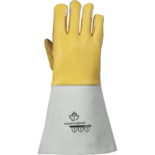 Gants de soudage TIG, Cuir fleur de d'&eacute;lan, Taille Petit Distribution Jean Lapalme