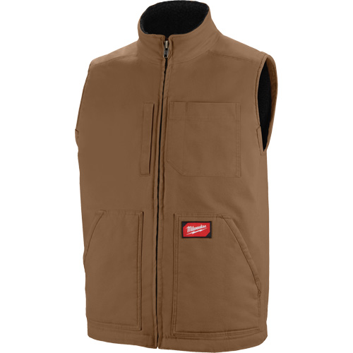 Veste doubl&eacute;e en sherpa ultra-r&eacute;sistante, Hommes, Petit, Brun Distribution Jean Lapalme