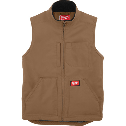 Veste doubl&eacute;e en sherpa ultra-r&eacute;sistante, Hommes, Petit, Brun Distribution Jean Lapalme