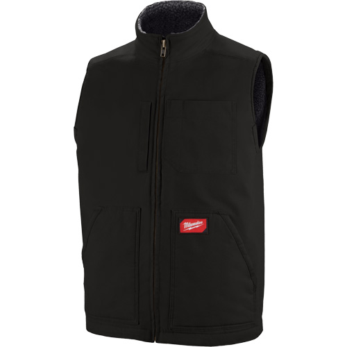 Heavy-Duty Sherpa-Lined Vest, Men's, Small, Black Distribution Jean Lapalme