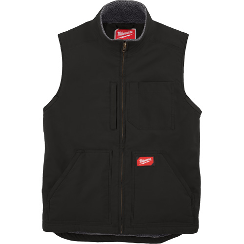 Heavy-Duty Sherpa-Lined Vest, Men's, Small, Black Distribution Jean Lapalme