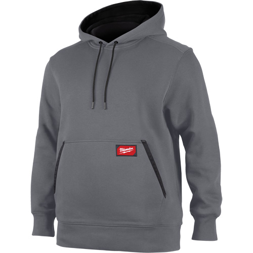 Midweight Pullover Hoodie, Men's, Small, Grey Distribution Jean Lapalme