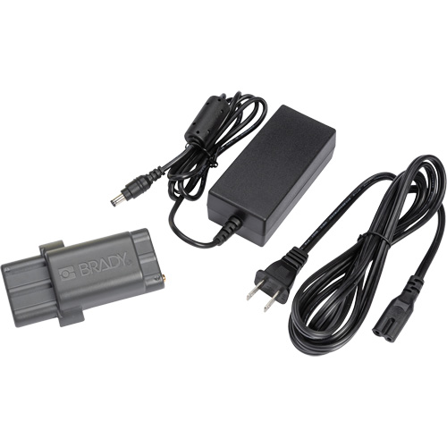 Li-Ion Battery Pack & AC Adapter Power Kit for M210 Handheld Label Maker Distribution Jean Lapalme