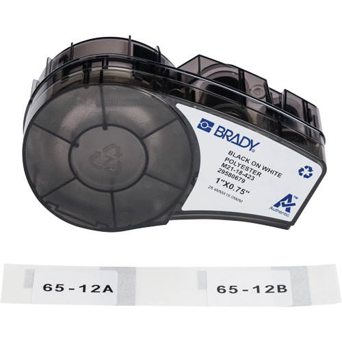 Harsh Environment Multi-Purpose Labels with Ribbon, Black Distribution Jean Lapalme