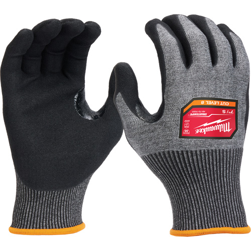 Gants enduits par trempage &agrave; dext&eacute;rit&eacute; &eacute;lev&eacute;e, Taille Petit, Calibre 18, Rev&ecirc;tement Nitrile, Enveloppe en Nylon/Poly&eacute;thyl&egrave;ne/Tungst&egrave;ne, ASTM ANSI niveau A8/EN 388 niveau F Distribution Jean Lapalme